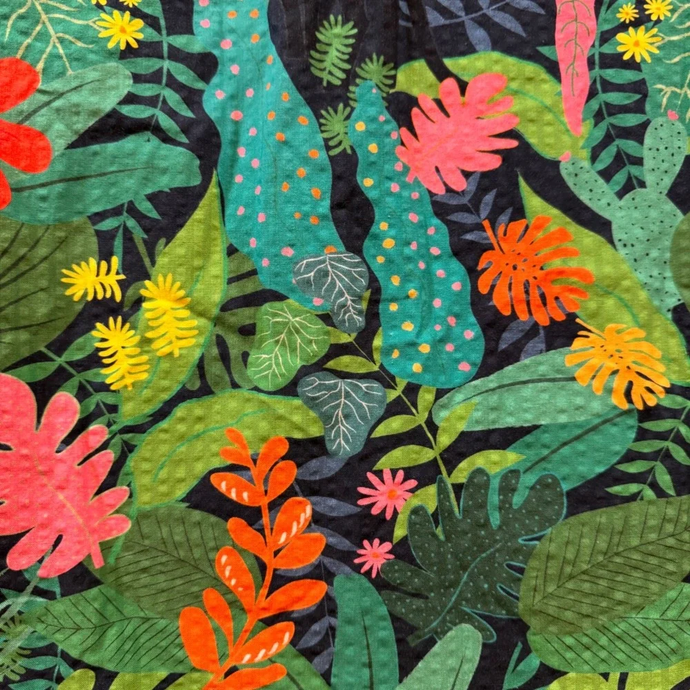 Vilagallo Jungle Print Shift Dress Tropical Safari Resort Vacation SZ EU 36/US 4 - Picture 5 of 16